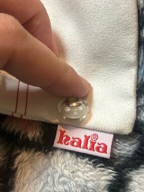 Halia White Polka Dot Glass Charm - Sterling Silver Core